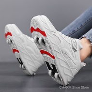 【 100% high quality】xongt four-wheeled roller shoes parent-child roller skates pulley white shoes ad