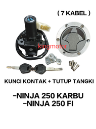 KUNCI KONTAK + TUTUP TANGKI SET KAWASAKI NINJA 250R KARBU NINJA 250 FI Z 250 KUALITAS SUPER