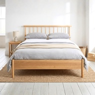 LOFT Living FALCON Queen and King Solid Ash Wood Bed Frame-Natural