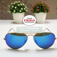 RayBan Original Kacamata Pria Art:ORB3025 AVIATOR Blue