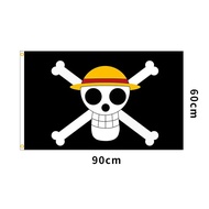 toys for kids Cute Straw Hat Pirates Trum Banner Of Custom Props Cosplay Anime Peripgl Pirates Flag 