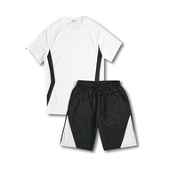 Bộ đồ thể thao nam ELNIDO phối kẻ sọc chất liệu cao cấp co giãn thoáng mát