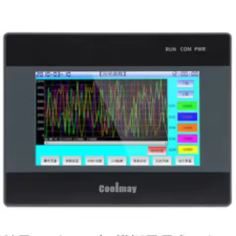 All-in-one HMI/PLC Integrator 4.3 inch 480*272 Touch Panel FX3G FX3U FX3S 24MR 24MT PT100 RS485 Ethe