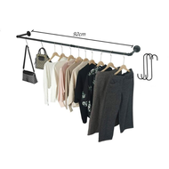 LG 90/180CM Gantungan Baju Dinding Gantungan Baju Tembok Gantunga Baju Palang Tembok Free Paku