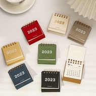 ENWEI 1Pc 2023 Simple Mini Desk Calendar DIY Portable Desk Calendars Daily Schedule Planner School Office Stationery