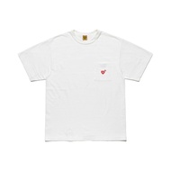 Spot Human Made Civet Cat Coffee Bean Pocket Love Heart Short Sleeve T-shirt 25