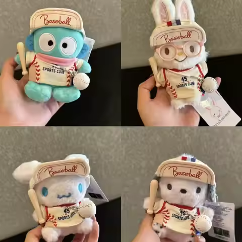 Sanrio Family Cinnamoroll Pochacco John Piano Baseball Cute Casual Summer Bag Pendant Key Chain Crea