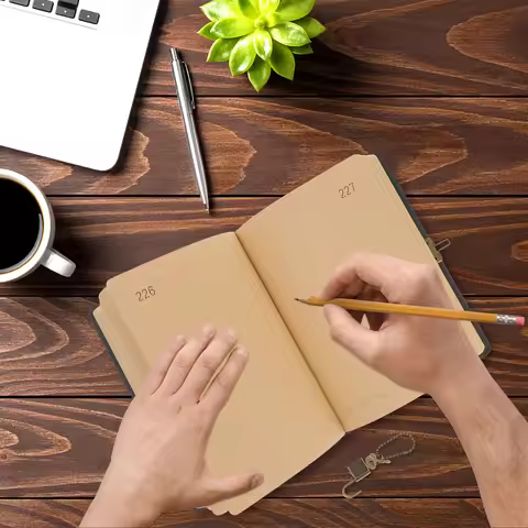 365 Days Notebook Lock Personal Diary Journal Writing Organizer Portable Notebook for School Office 