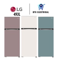 LG 493L Fridge Top Freezer Inverter Refrigerator GN-B452PBFK / GN-B452PPFK / GN-B452PMFK