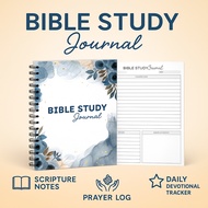 Bible Study Journal – Scripture Notes, Prayer Tracker & Faith Reflection Notebook