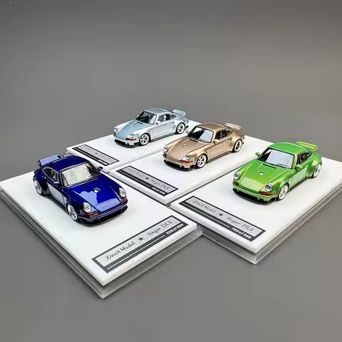 Zincit Model 1:64 for 964 Singer DLS COUPE Alloy Car Model Collection Gift