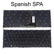 US Spanish LA Latin Backlit Keyboard for Acer Spin SP113-31 SP513-51 SP113-31-P6NZ C17E P0ZN C1Q6 C0