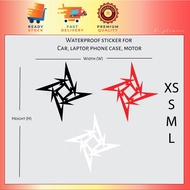 Metallica Logo Stickers Reflective stiker Kereta phone pantulan cahaya Waterproof Car Motor Laptop Helmet Vinyl Decal