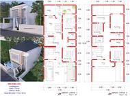 Desain Rumah Minimalis 2 Lantai Lebar 7.5 Meter 4 Kamar Tidur