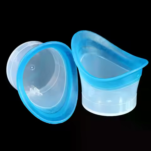 10ml graduated eye wash cup silicone eye washer cleaning cup eye cleaning tool