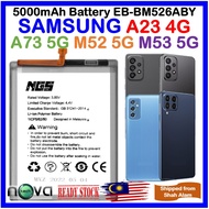 NGS 5000mAh Battery EB-BM526ABY Fit For SAMSUNG Galaxy A23 4G / SAMSUNG A73 5G / SAMSUNG M52 5G / SA