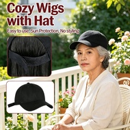 Patients Cozy Cap Hair Wig Straight Wigs Cancer Sun Cap Baseball