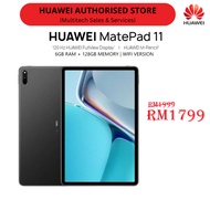 HUAWEI Matepad 11 6GB RAM + 128GB Memory ( Matte Grey ) Wifi Version 120Hz FullView Display 7250 mAh