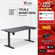 TTRacing Titus X Smart Desk Ergonomic Standing Desk Electric Height Adjustable PC Gaming Desk Table