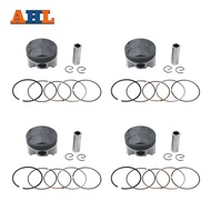 4 Sets Motorcycle STD ~ 100 Bore Size 56mm ~ 57mm Piston Kit & Rings For YAMAHA FZR400RR SP 3TJ FZ40