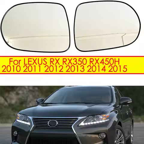 Replacement Auto Side Rearview Mirror Glass Rear View Mirrors Lens with Heating For Lexus RX RX270 R