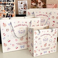 Thick Quality Cute Paper Bag Gift Bag Paper Bag Kawaii Patter Christmas Birthday Gift Bag Giveaway