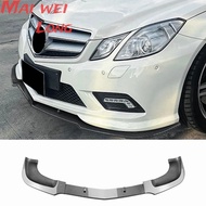 Front Bumper Splitters Body Kit Diffuser Spoiler For Mercedes Benz E class Coupe C207 AMG e350 e250 