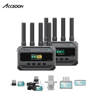 Accsoon CineView SE 4K Wireless SDI HDMI Video Transmitter&Receiver, 4K30/1080P60 Video Transmission