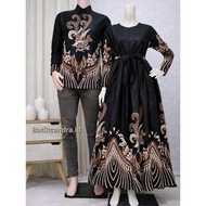 Couple Batik Set for Husband and Wife Sarimbit Clothes