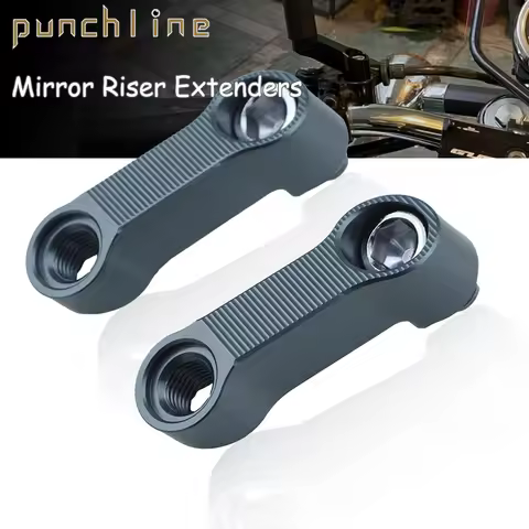 Fit For CB350 CB350S NT1100 REBEL 1100 TRANSALP XL750 TRANSALP Mirror Riser Extenders Spacers Extens