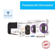 【READY STOCK】CARESENS DUAL BLOOD SUGAR MONITOR set | Premium GLUCOMETER set | Self Blood Glucose Mon