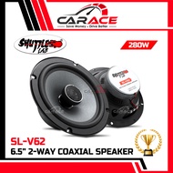 SHUTTLE LAB Speaker SL-V62 6.5" 2-Way Coaxial Speaker 280Watts 6.5 inch 2way Speaker