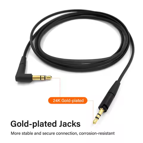 3.5mm to 2.5mm Replacement Repair Parts Audio Cable For Sennheiser HD400S HD350BT HD4.30 HD4.40BT HD