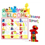 Elmo Sesame Street Name Sticker （waterproof）(Ready Stock)