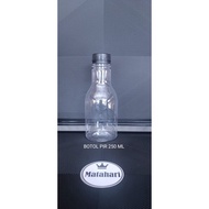 250 ML PIR BOTTLE / PLASTIC BOTTLE / 250 ML WATER BOTTLE with SN cap