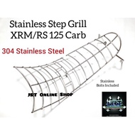 ♞,♘Stainless Step Grill for RS/XRM 125 Carb