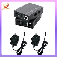 [gaozuo523.vn] 1 Pair Fiber Transceiver 100Mbps 20KM Single Mode Single Fiber SC Gigabit Media Conve