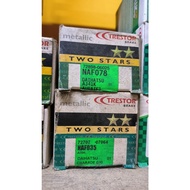 TRESTOR FRONT DISC BRAKE PAD CHARADE G10 G20 NAF035