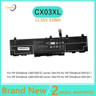 CX03XL Laptop battery For HP EliteBook x360 830 G7 G8 series HSTNN-IB9G HSTNN-LB8R L77624-422 L77624