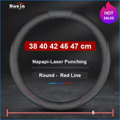 Large Size Truck Bus Steering Wheel Cover Leather Braid Cover for Scania P320 P410 R500 G450 G460 G5