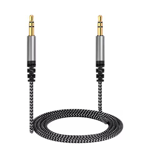 Koceta OFC HiFi On-Ear Headphone Cable Headset Audio Cable Wire 3.5mm To 3.5mm Plug 1.5m For shp9500