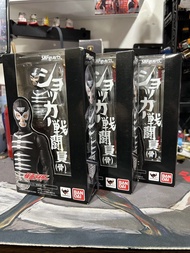 全新 未開封 一套三隻 全新 SHF 嘰嘰兵 幪面超人撒旦幫骨 戰鬥員骨 Bandai Tamashii s.h.figuarts Kamen Rider Shocker Combatants