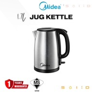 MIDEA KETTLE 1.7L - MK-17S33D, Stainless Steel Sirim Electric
