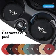 /2PCS Car Coaster Water Cup Holder Anti/slip Pad Mat For MINI Cooper F55 F56 R60 R59 R58 R57 R56 R55