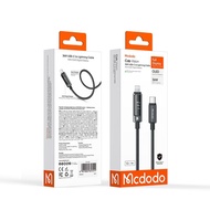 【1Yr Warranty】MCDODO Prism Series 240W Type-C to Type-C Type-C 6A Data Cable With OLED Display CA 87
