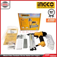 MESIN Ingco F50 Air Nailer 2in1 Nail Gun Machine