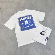 Unisex pure cotton summer New Era x Mlb Baseball White T-shirt