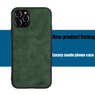 {Demon Dream} Luxury Genuine Leather case For Iphone 11 pro max Suede soft touch Shockproof cover For iphone 11 pro case xr xs max 7 8 plus