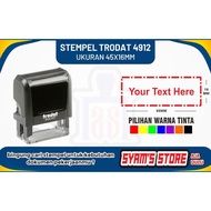 NEW TRODAT 4912 custom stamp, doctor's name stamp, nurse's stamp, copy stamp, company stamp