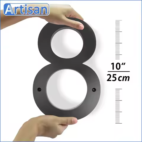 20-25 Cm Big Exterior House Number Outdoor 26 Letters #0-9 Alphabet Home Hotel Outdoor Numbers Addre